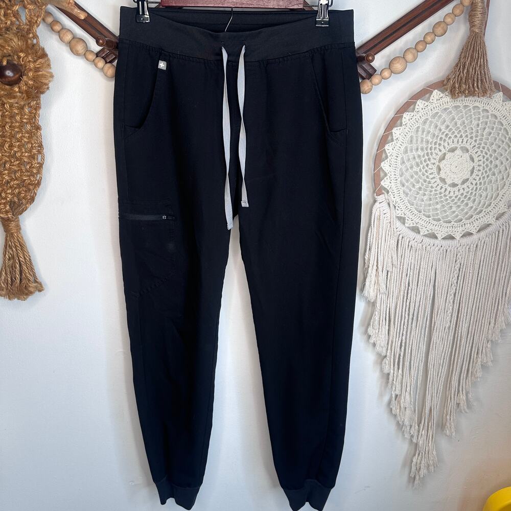 Figs Black Scrub Joggers